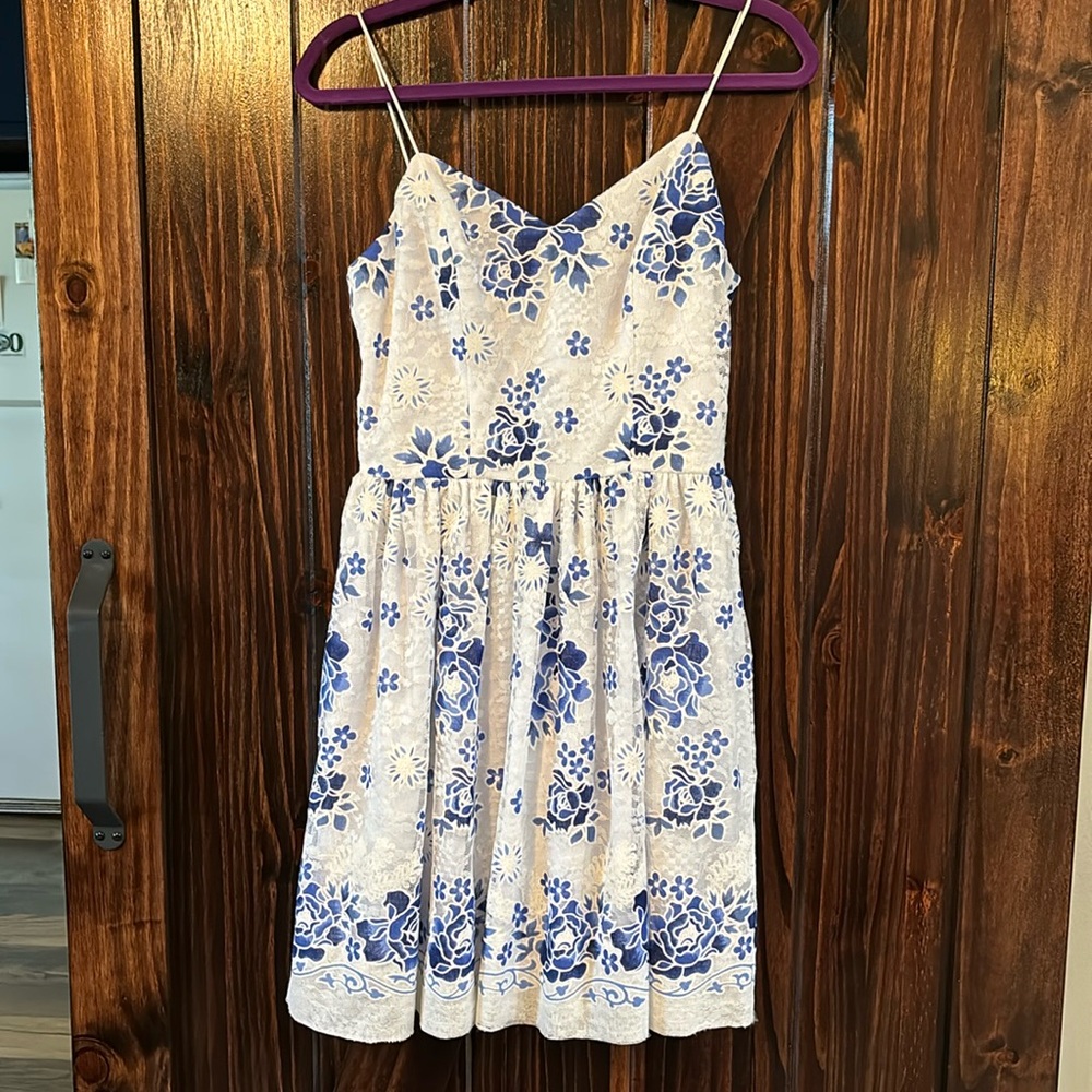 NWT Aqua from Bloomingdale’s lacy mini dress